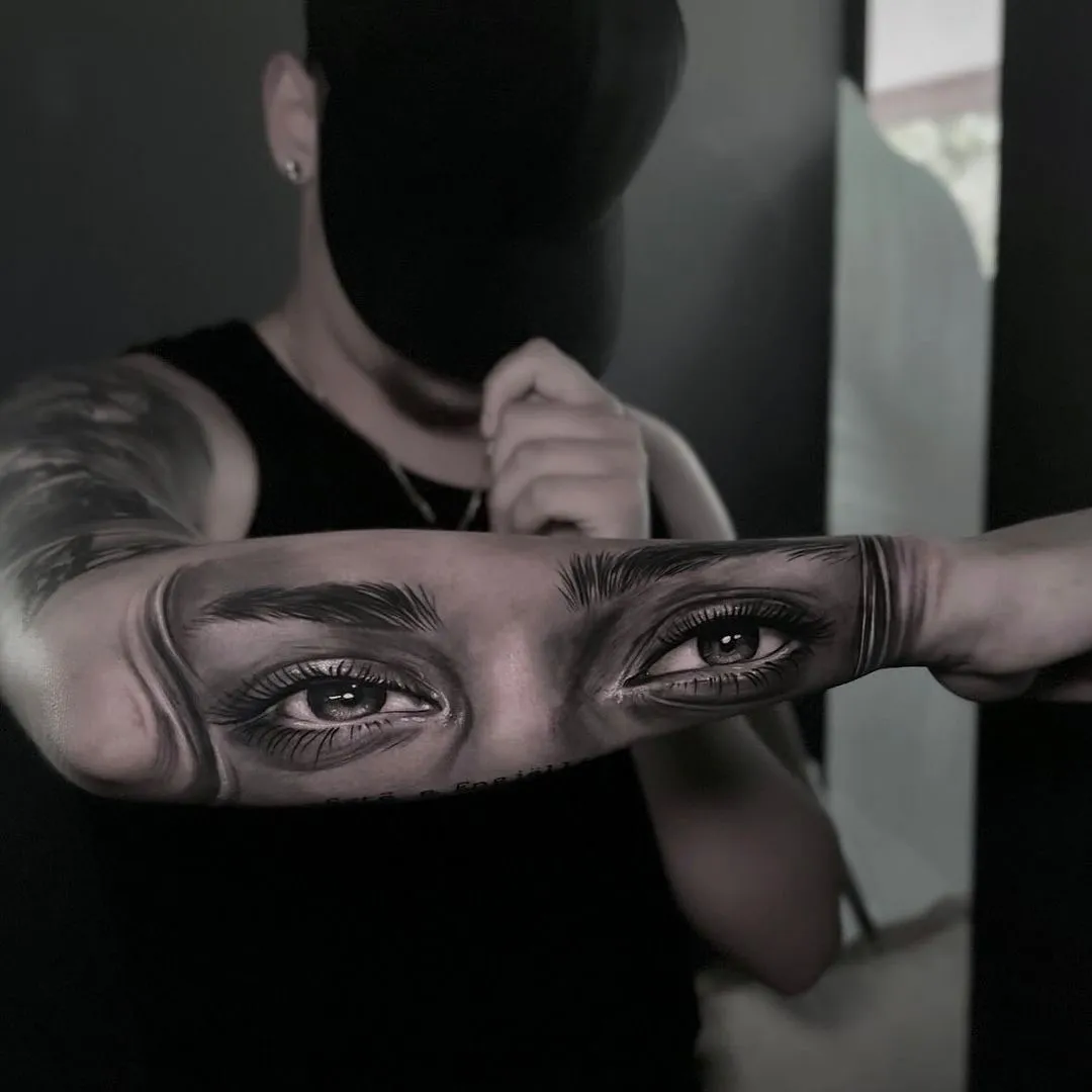 Eyes on Arm