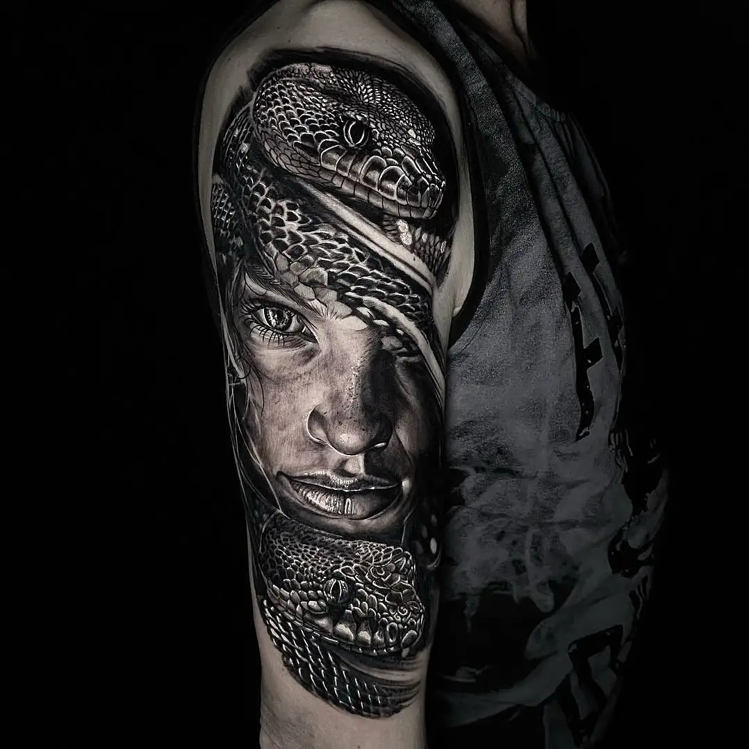 Realistic tattoo